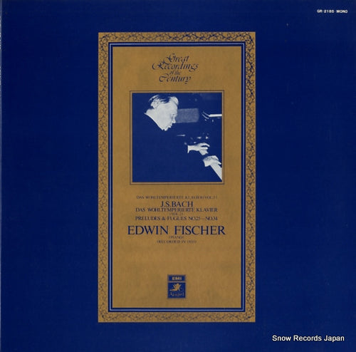 FISCHER, EDWIN bach; das wohl temperierte klavier-vol.ii GR-2185