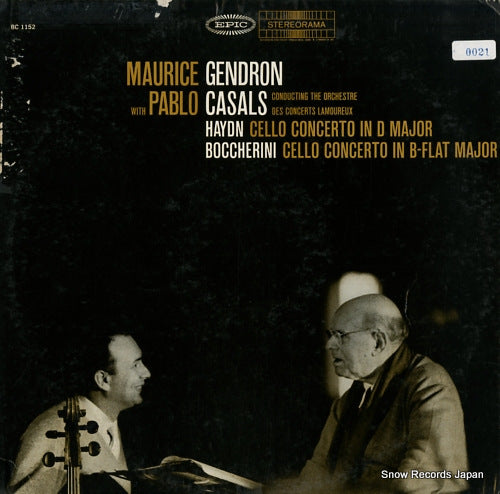 GENDRON, MAURICE haydn; cello concerto in d major BC1152