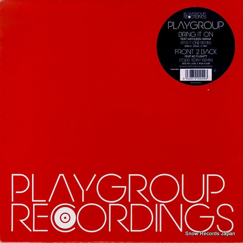 PLAYGROUP bring it on / front 2 back PGR001RMX