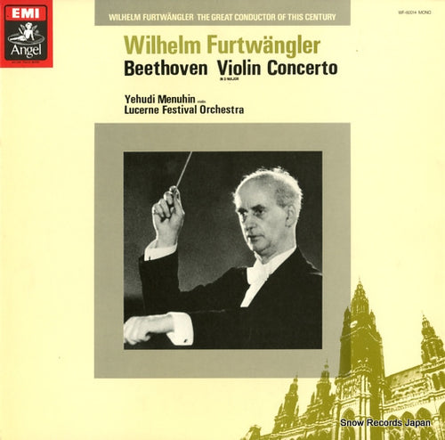 FURTWANGLER, WILHELM beethoven; violin concerto in d major WF-60014