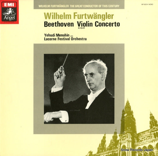 FURTWANGLER, WILHELM beethoven; violin concerto in d major WF-60014