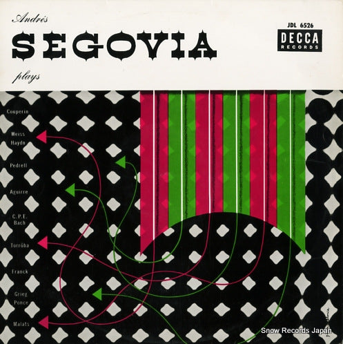 SEGOVIA, ANDRES plays JDL6526