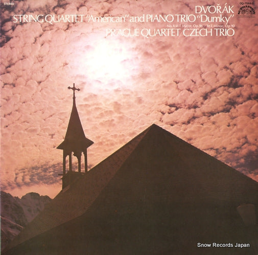 PRAGUE QUARTET / CZECH TRIO dvorak; string quartet "american" and piano trio "dumky" OQ-7044-S