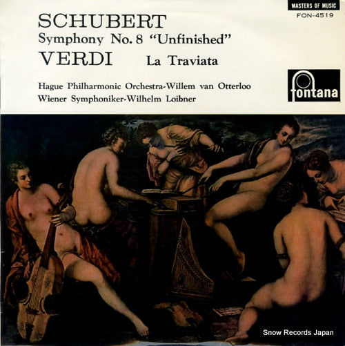 VAN OTTERLOO, WILLEM schubert; symphony no.8 "unfinished" / verdi; la traviata FON-4519