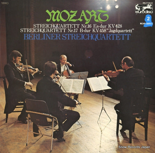 BERLINER STREICHQUARTETT mozart; streichquartett nr.16/nr.17 OQ-7166-K