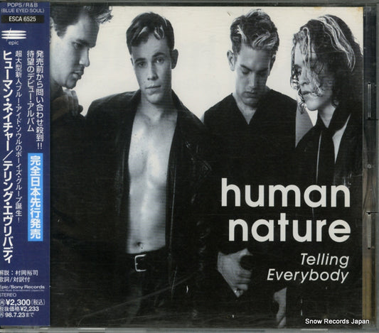 HUMAN NATURE telling everybody ESCA6525