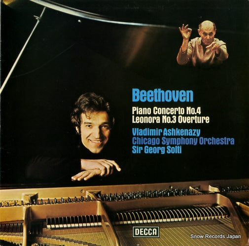 ASHKENAZY, VLADIMIR beethoven; piano concerto no.4/leonora no.3 overture SXL6654