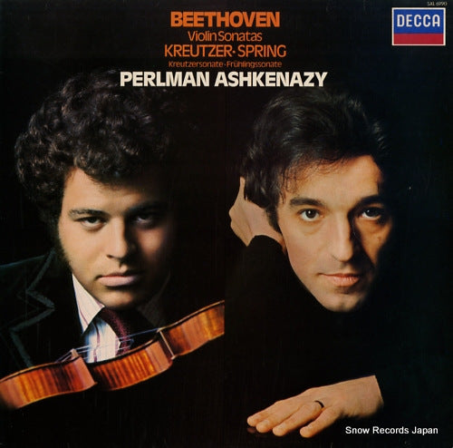 ASHKENAZY, VLADIMIR / ITZHAK PERLMAN beethoven; violin sonatas kreutzer / spring SXL6990