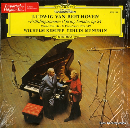 KEMPFF, WILHELM / YEHUDI MANUHIN beethoven; "fruhlingssonate" (spring sonata) op.24 2530205