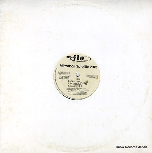 M-FLO mirrorball satellite 2012 / mindstate LSR-004