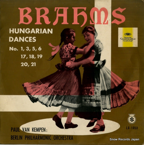KEMPEN, PAUL VAN brahms; hungarian dances LG-1053