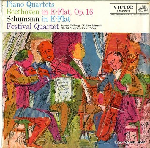 FESTIVAL QUARTET, THE beethoven; piano quartet in e-flat op.16 LS-2229