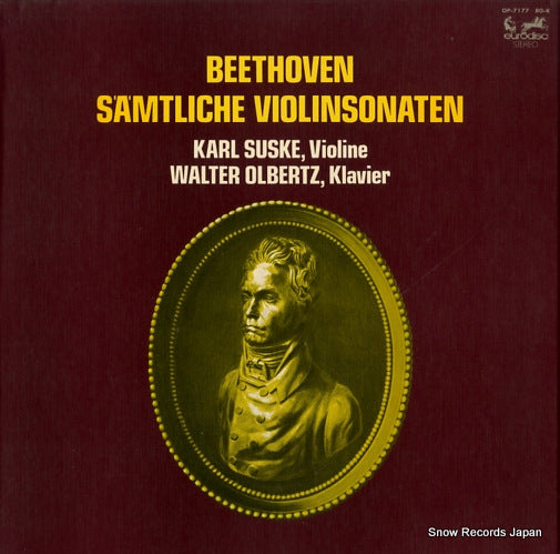 SUSKE, KARL / WALTER OLBERTZ beethoven; samtliche violinsonaten OP-7177