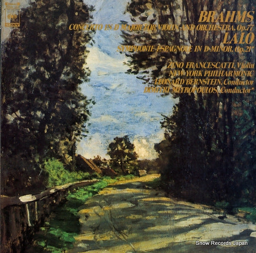 BERNSTEIN, LEONARD brahms; concert in d major for violin and orchestra FCCA102