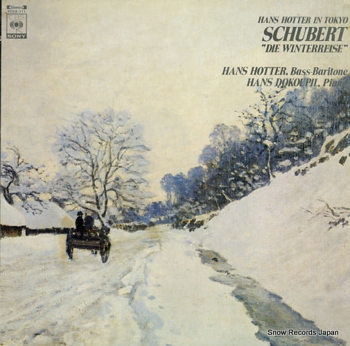 HOTTER, HANS schubert; die winterreise - hans hotter in tokyo FCCA111