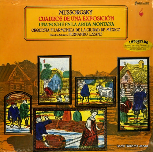 ORQUESTA FILARMONICA DE LA CIUDAD DE MEXICO mussorgsky; cuadros de una exposicion UM3703