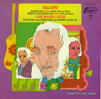 WALKER, LUISE paginini; quartet no.7 in e major TV34322