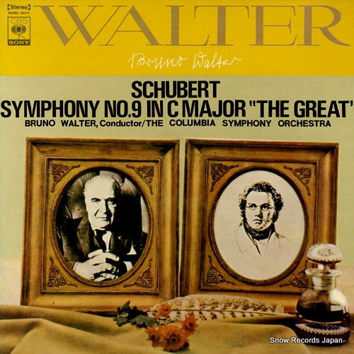 WALTER, BRUNO schubert; symphony no.9 "the great" SONC10111