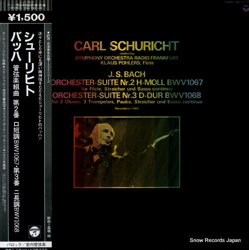 SCHURICHT, CARL bach; orchester-suite nr.2 & nr.3 OW-7881-PK