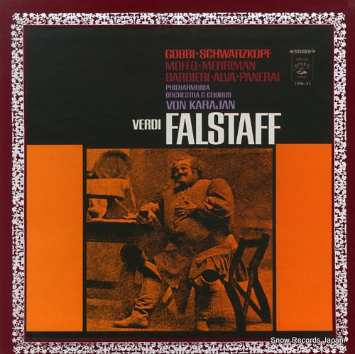 KARAJAN, HERBERT VON verdi; falstaff AA-9240-C