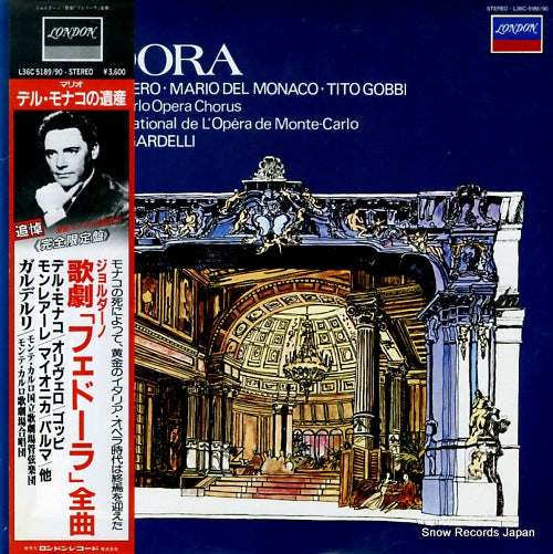 GARDELLI, LAMBERTO giordano; fedora L36C-5189