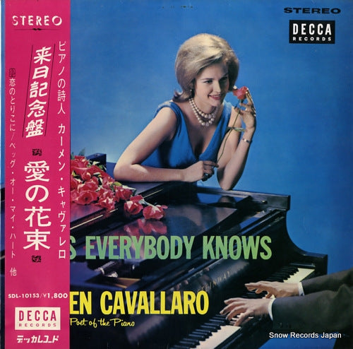 CAVALLARO, CARMEN songs everybody knows SDL-10153