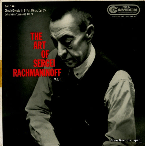 RACHMANINOFF, SERGEI the art of sergei rachmaninoff vol.1 CAL396