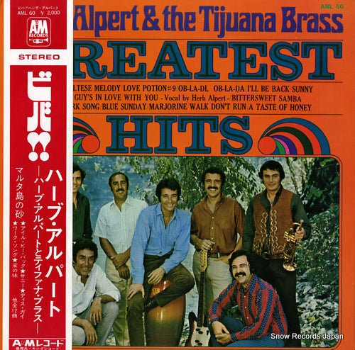 ALPERT, HERB, AND THE TIJUANA BRASS greatest hits AML60