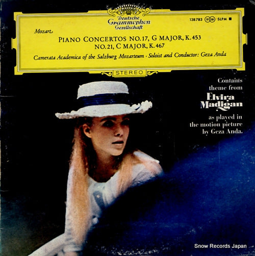 ANDA, GEZA mozart; piano concertos no.17 & no.21 SLPM138783