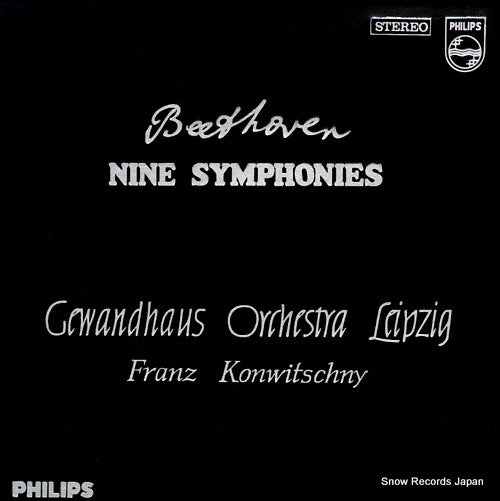 KONWITSCHNY, FRANZ beethoven; nine symphonies CX-751