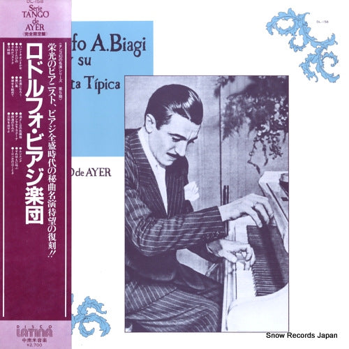 BIAGI, RODOLFO rodolfo biagi y su oprquesta tipica DL-158