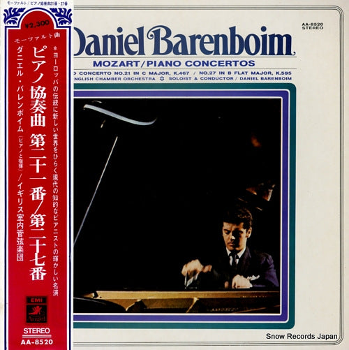 BARENBOIM, DANIEL mozart; piano concertos no.21 & 27 AA-8520