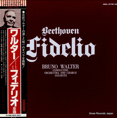 WALTER, BRUNO beethoven; fidelio OP-7562-BS