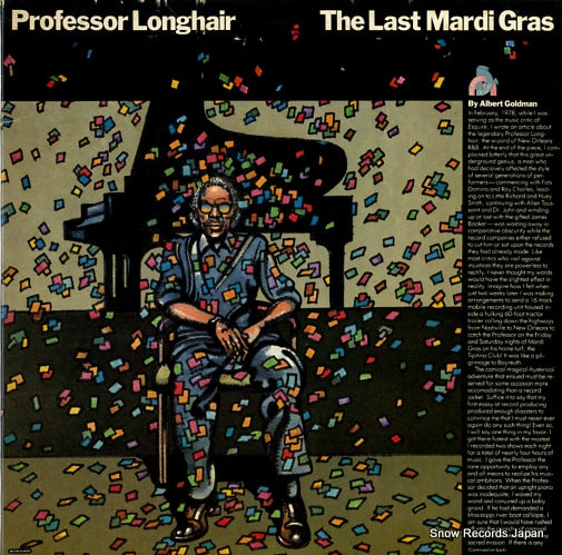 PROFESSOR LONGHAIR the last mardi gras P-5609
