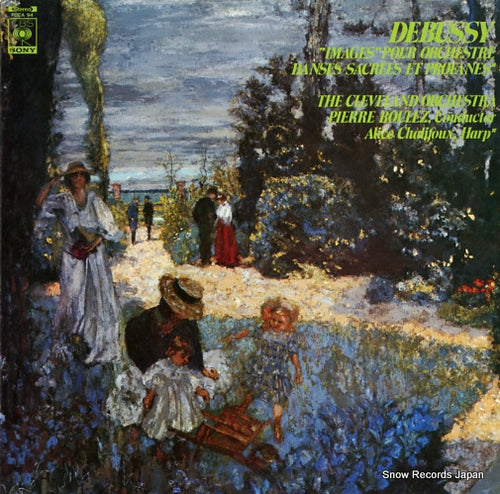BOULEZ, PIERRE debussy; "images" pour orchestre FCCA-94