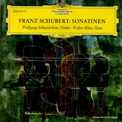 SCHNEIDERHAN, WOLFGANG schubert; sonatinen MG-2121