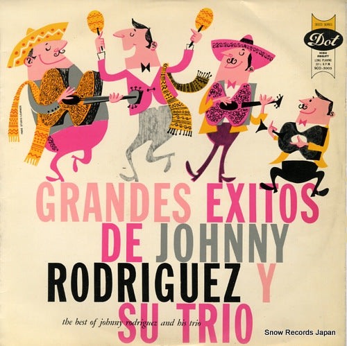 RODRIGUEZ, JOHNNY grandes exitos de johnny rodriguez y su trio SCO-5005