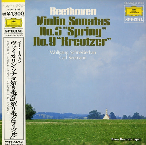 SCHNEIDERHAN, WOLFGANG beethoven; violin sonatas no.5 "spring", no.9 "kreutzer" MGW5149