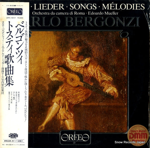 BERGONZI, CARLO tosti; lieder, songs, melodies 28PC-10017 / S073831A