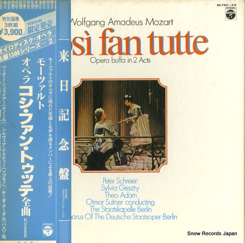 SUITNER, OTMAR mozart; cosi fan tutte OC-7241