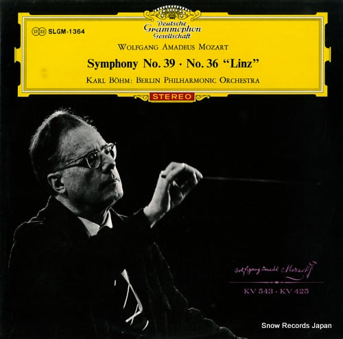 BOHM, KARL mozart; symphony no.39/no.36 "linz" SLGM-1364