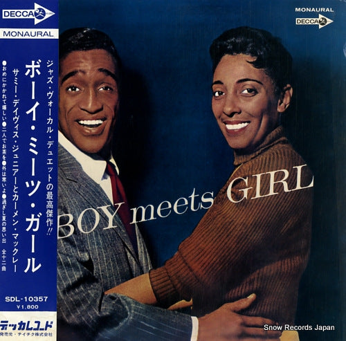 DAVIS, SAMMY, JR., AND CARMEN MCRAE boy meets girl SDL10357