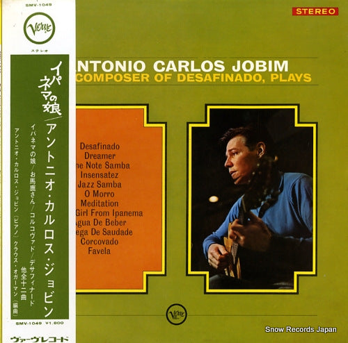 JOBIM, ANTONIO CARLOS the composer of the desafinado plays SMV-1049