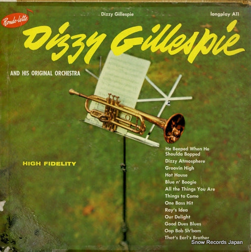 GILLESPIE, DIZZY dizzie gillespie A11