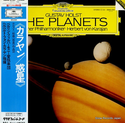 KARAJAN, HERBERT VON gustav holst; the planets 28MG0183