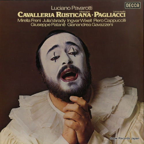 PAVAROTTI, LUCIANO mascagni; cavalleria rusticana / leoncavallo; pagliacci D83D3