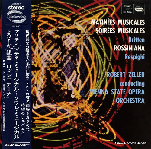 ZELLER, ROBERT britten; matinees musicales/soirees musicales SH5164