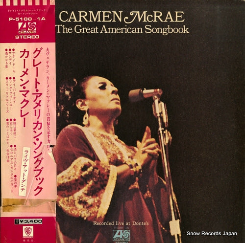 MCRAE, CARMEN the great american songbook P-5100-1A
