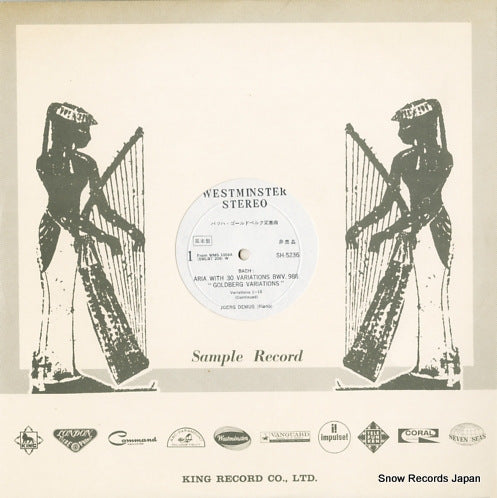 DEMUS, JOERG bach; aria with 30 variations bwv.988 SH-5236