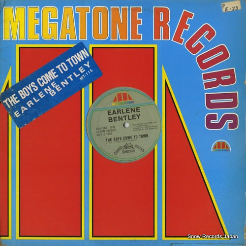 BENTLEY, EARLENE the boys come to town MT-115